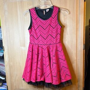 Total Girl Pink and Black Dress